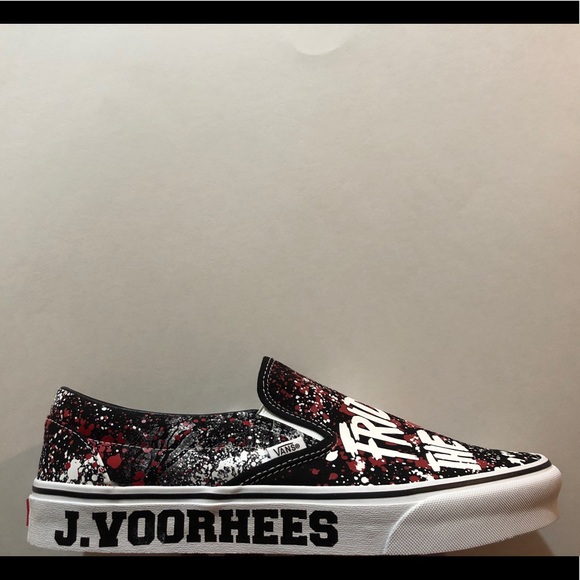 Vans x The House Of Terror, Classic Slip On, Friday The 13th, Various Sizes - Picture 13 of 16